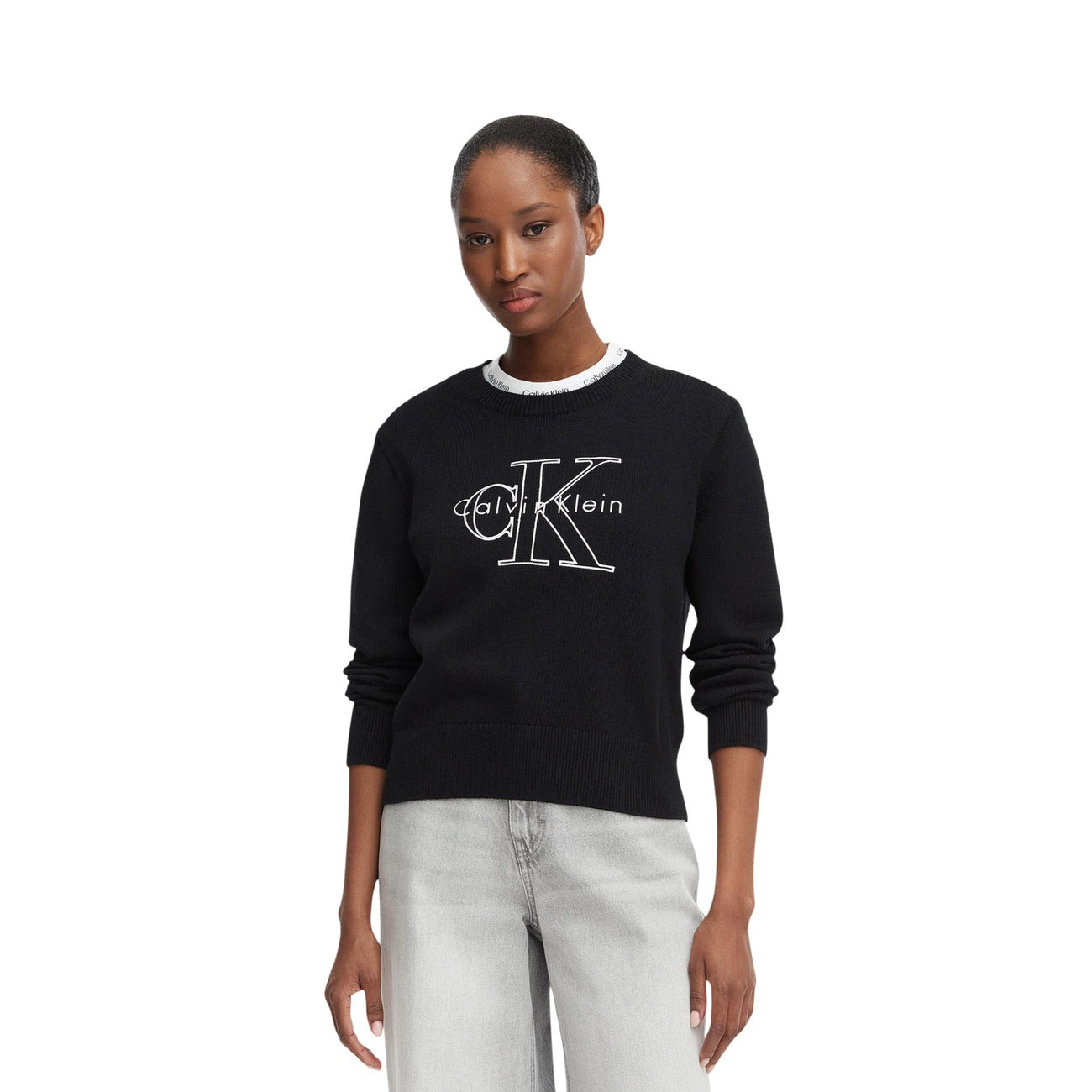 Calvin Klein Jeans - Calvin Klein Jeans Stickat Kvinna