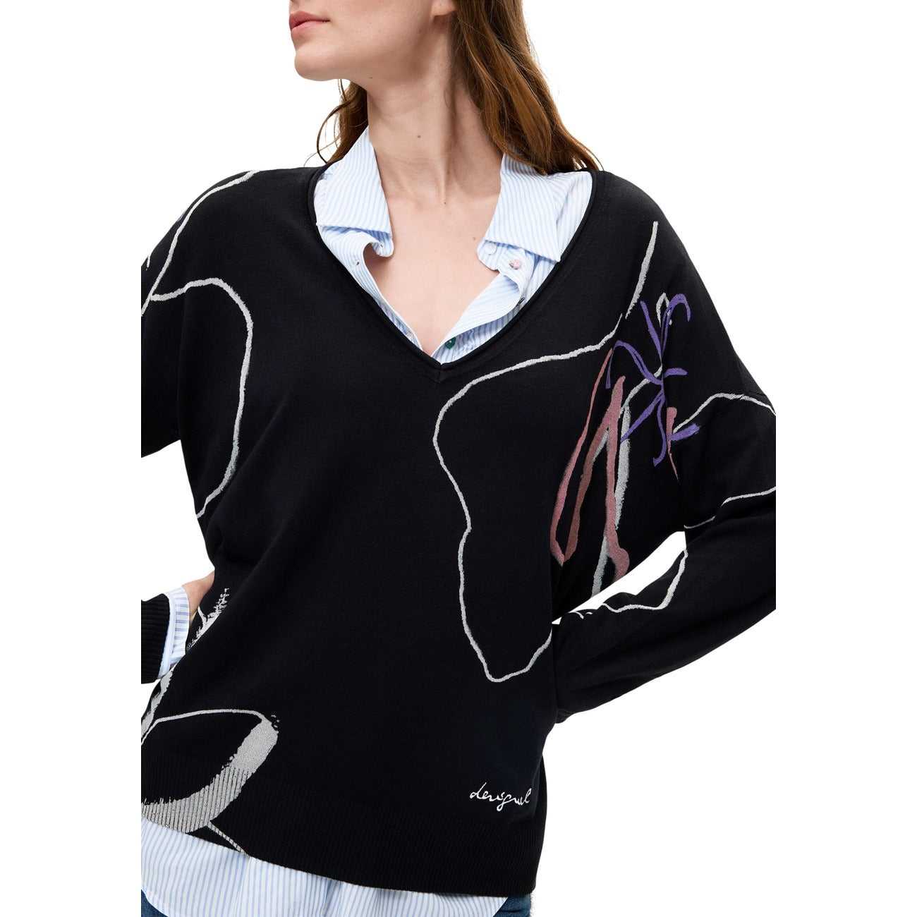 Desigual - Desigual Stickat Kvinna