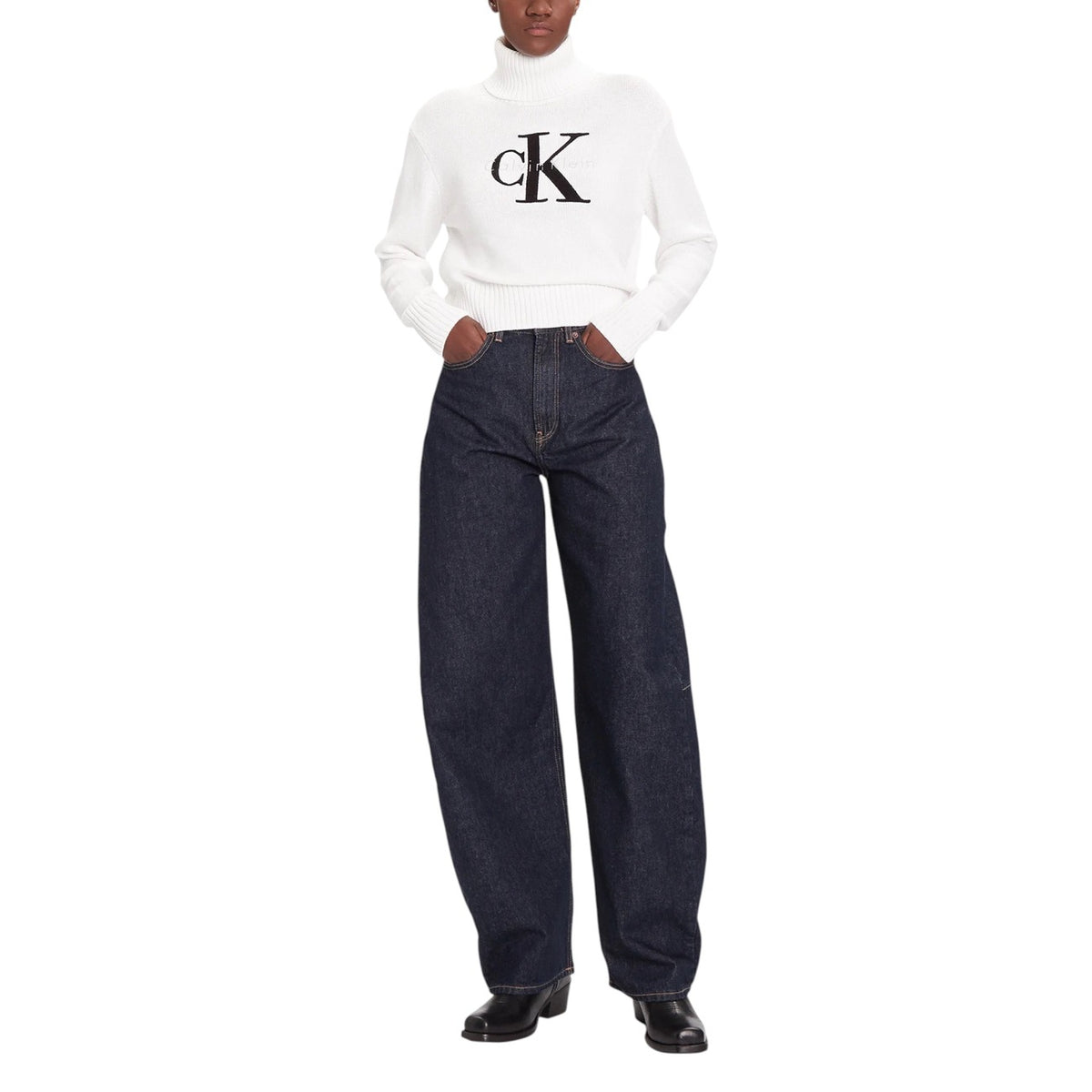 Calvin Klein Jeans - Calvin Klein Jeans Stickat Kvinna