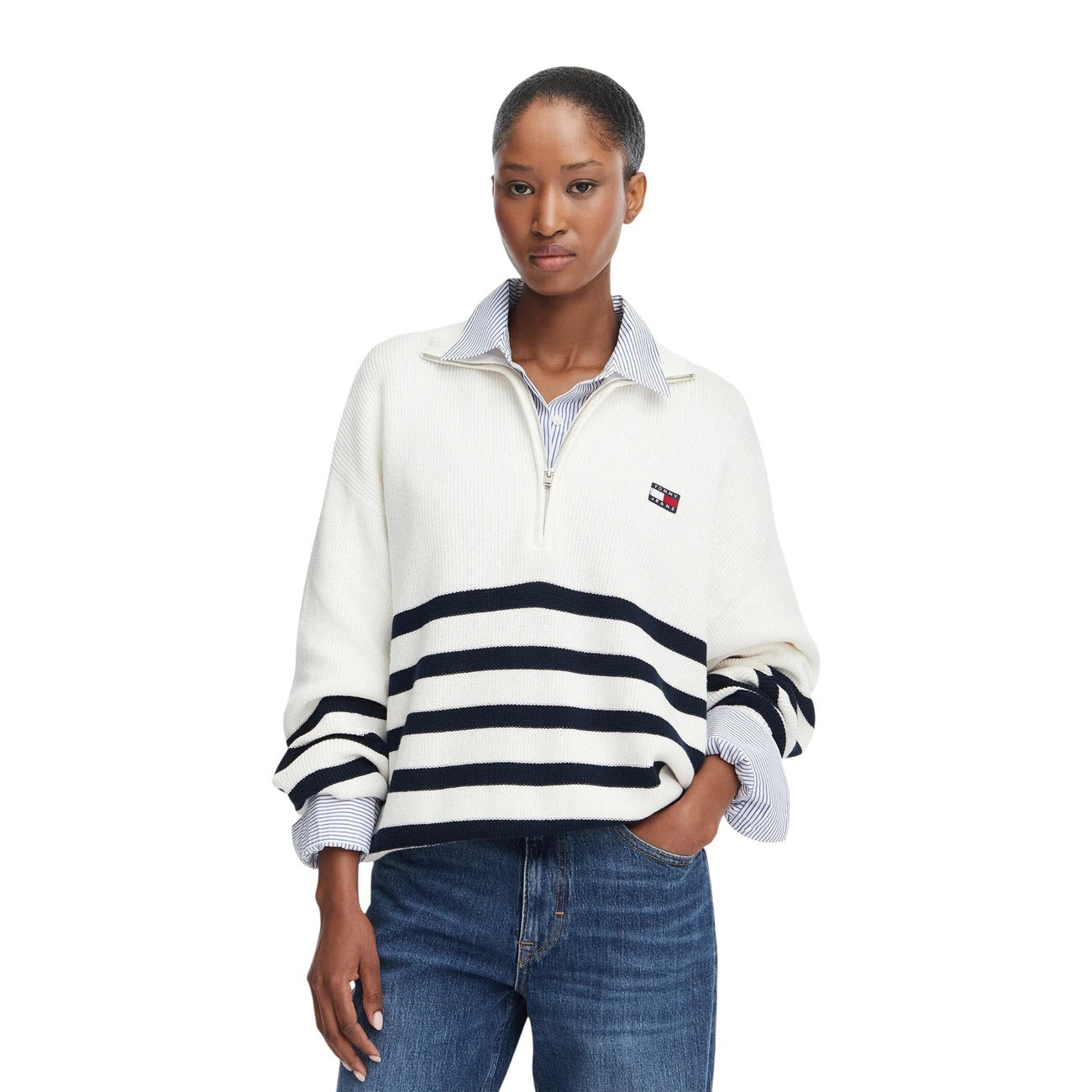 Tommy Hilfiger Jeans - Tommy Hilfiger Jeans Stickat Kvinna