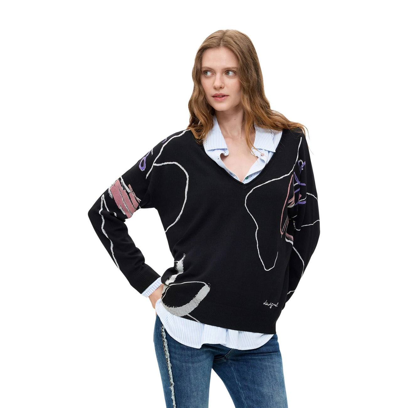 Desigual - Desigual Stickat Kvinna