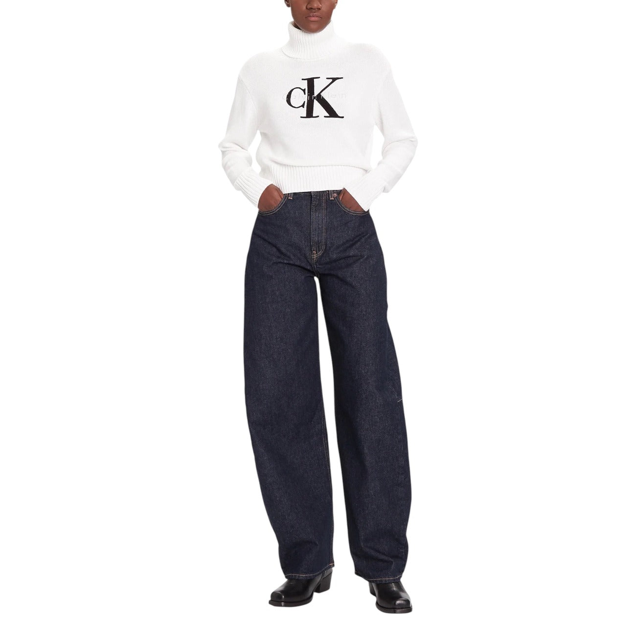 Calvin Klein Jeans - Calvin Klein Jeans Stickat Kvinna